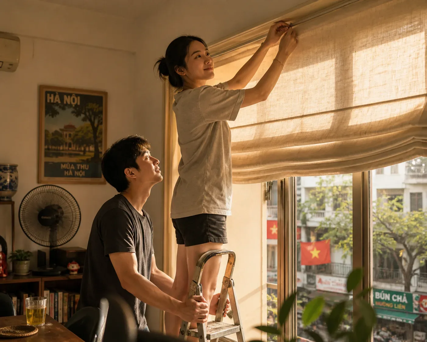 Tự lắp rèm Roman tại nhà — Tự lắp rèm Roman tại nhà đơn giản cho người mới bắt đầu