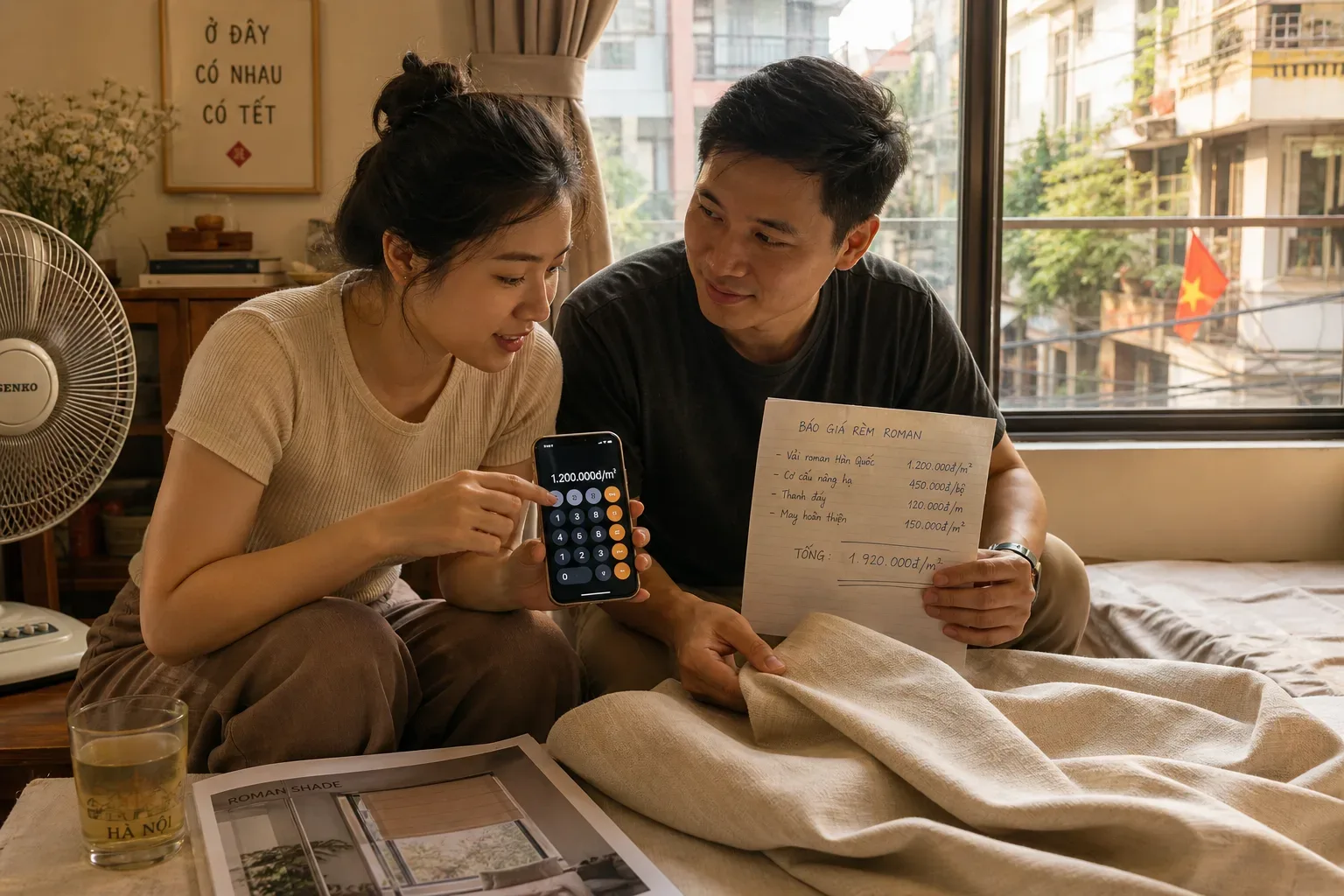 Tự lắp rèm Roman tại nhà — Vì sao nên tự lắp rèm Roman tại nhà thay vì thuê thợ